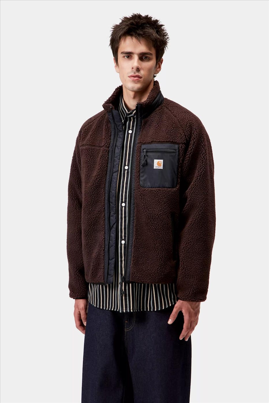 Carhartt WIP - Donkerbruine Prentis jas