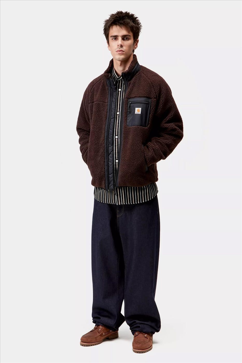 Carhartt WIP - Donkerbruine Prentis jas