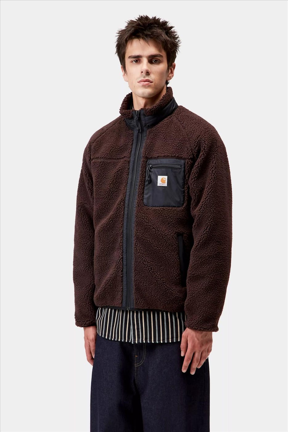 Carhartt WIP - Donkerbruine Prentis jas