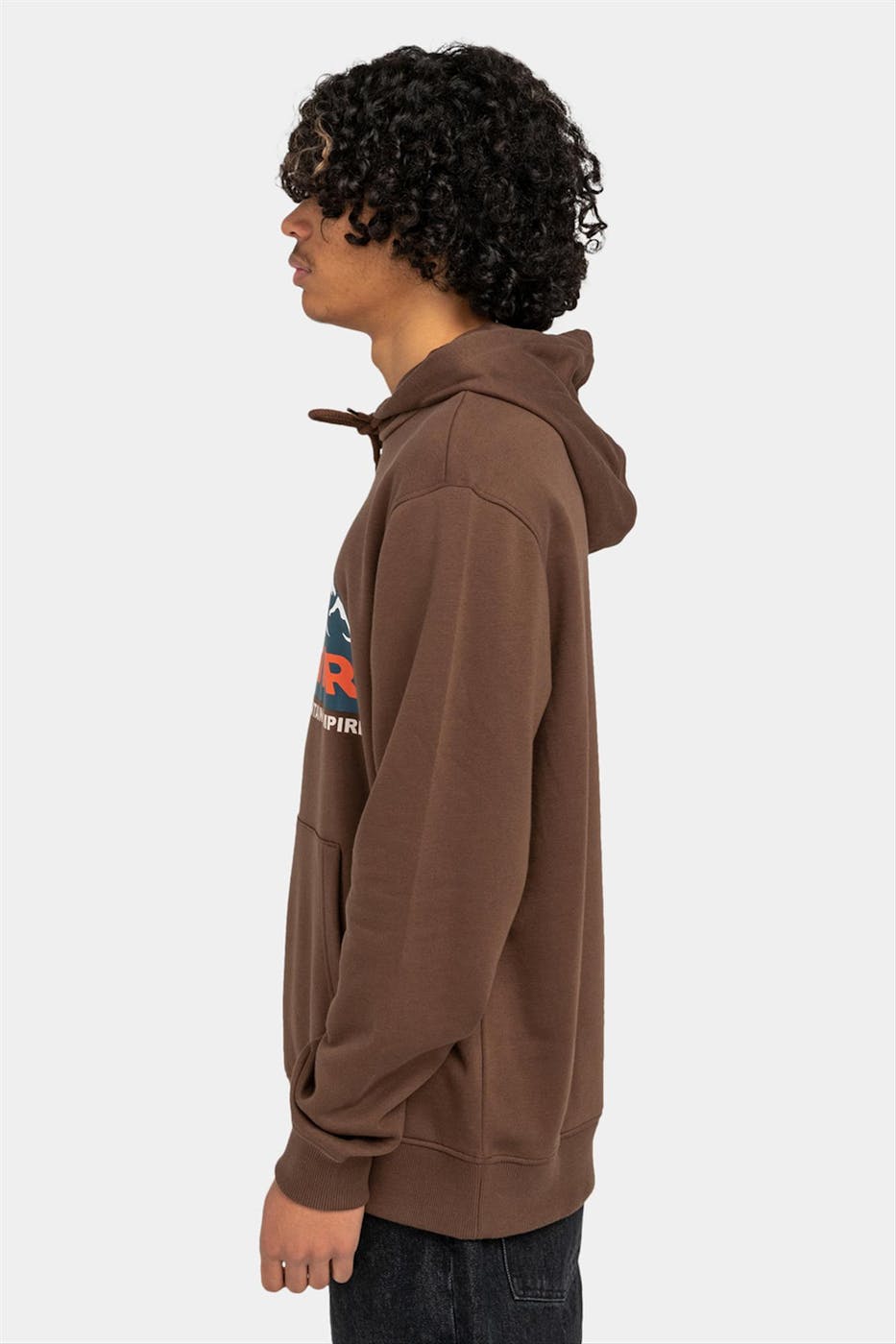 Element - Donkerbruine Rocky hoodie