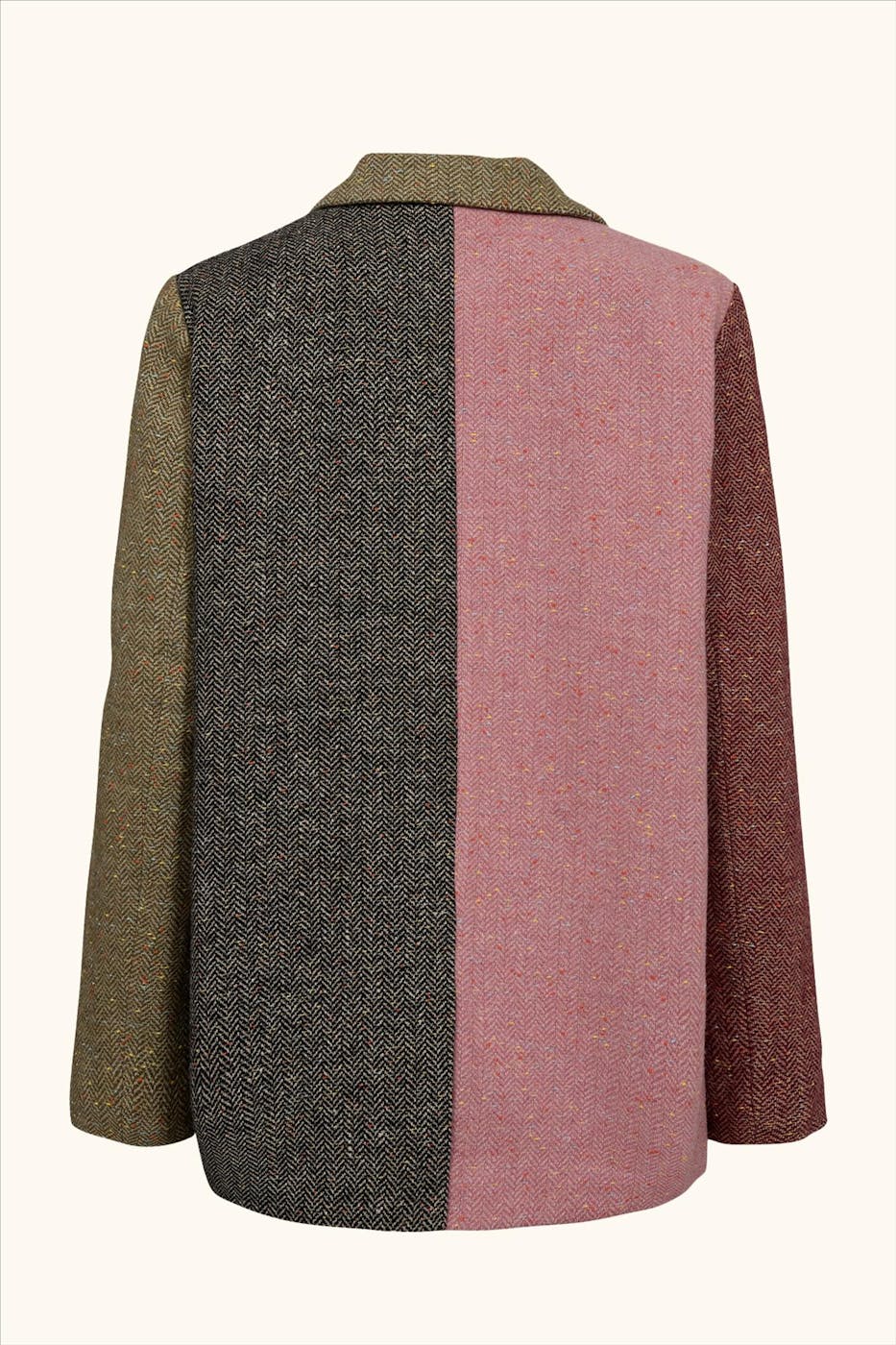 Nümph - Roze-Groen-Zwarte Avey blazer