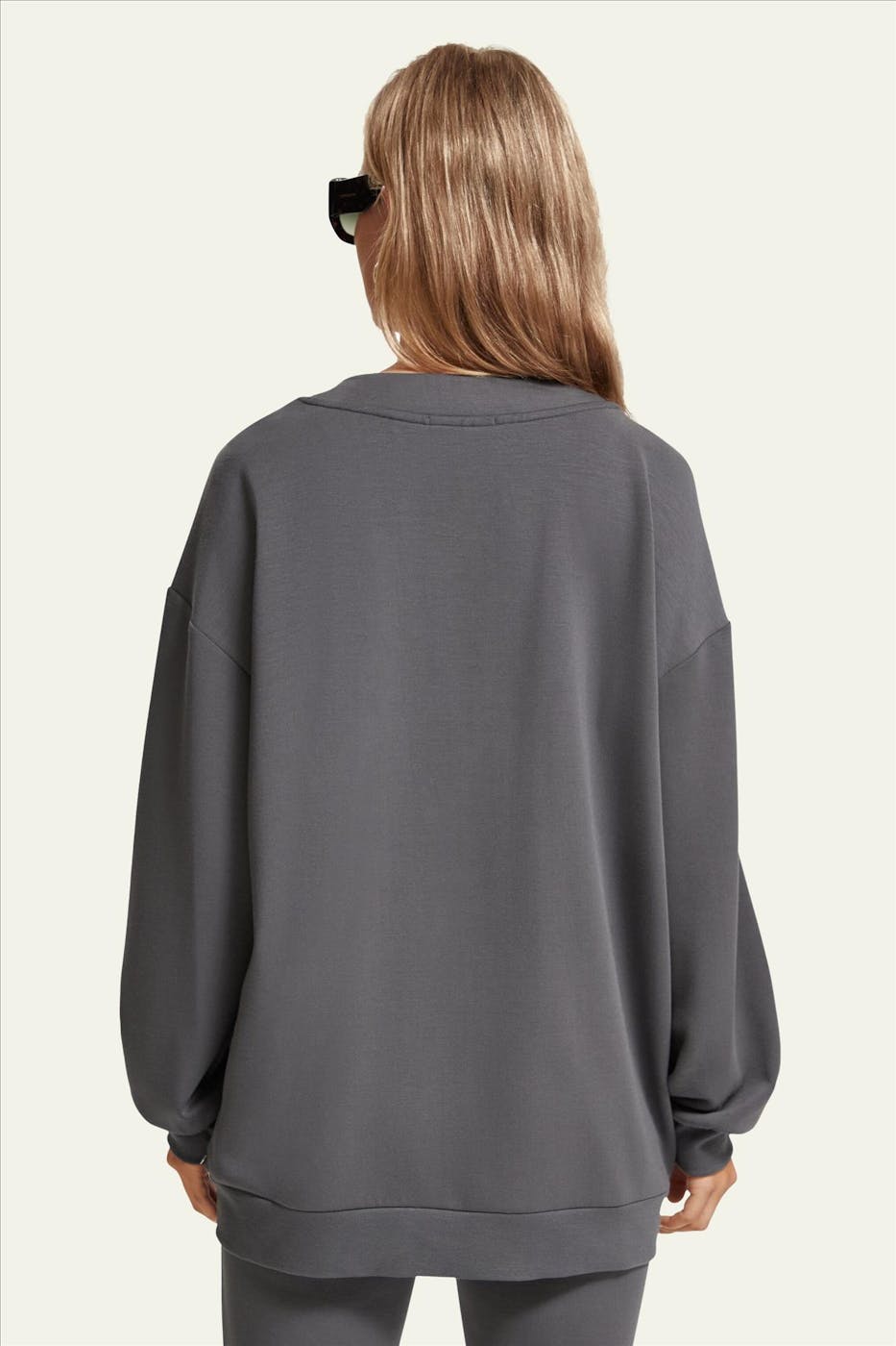Scotch & Soda - Grijze Bomber trui