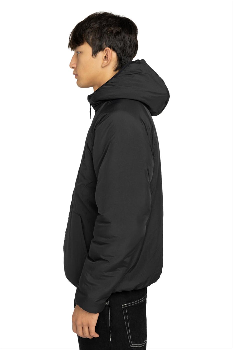 Element - Zwarte Wolfe Reversible Sherpa jas
