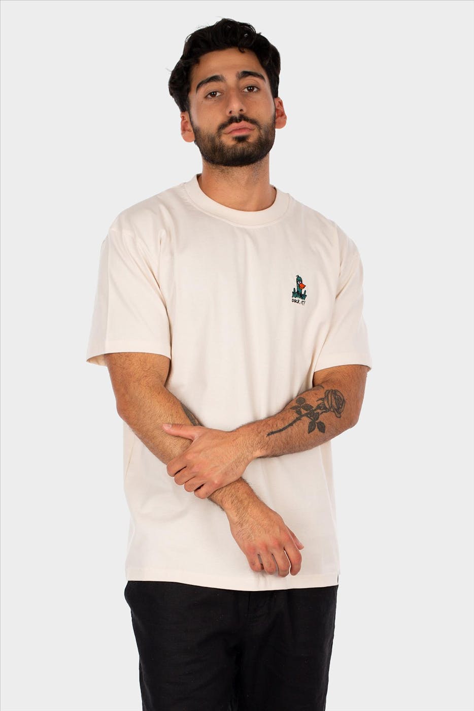 Iriedaily - Ecru What The Duck T-shirt