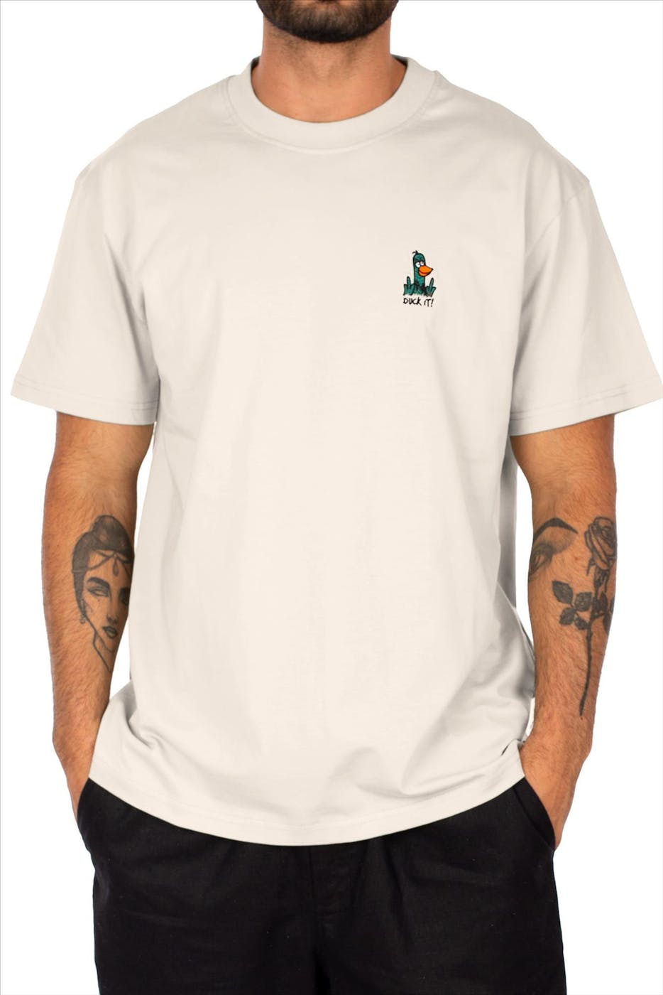 Iriedaily - Ecru What The Duck T-shirt