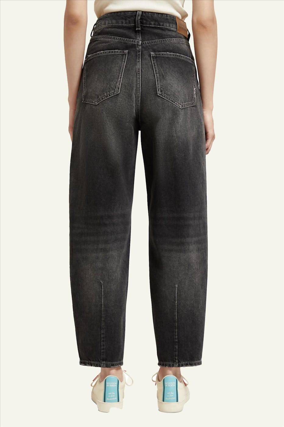 Scotch & Soda - Donkergrijze The Tide Balloon jeans