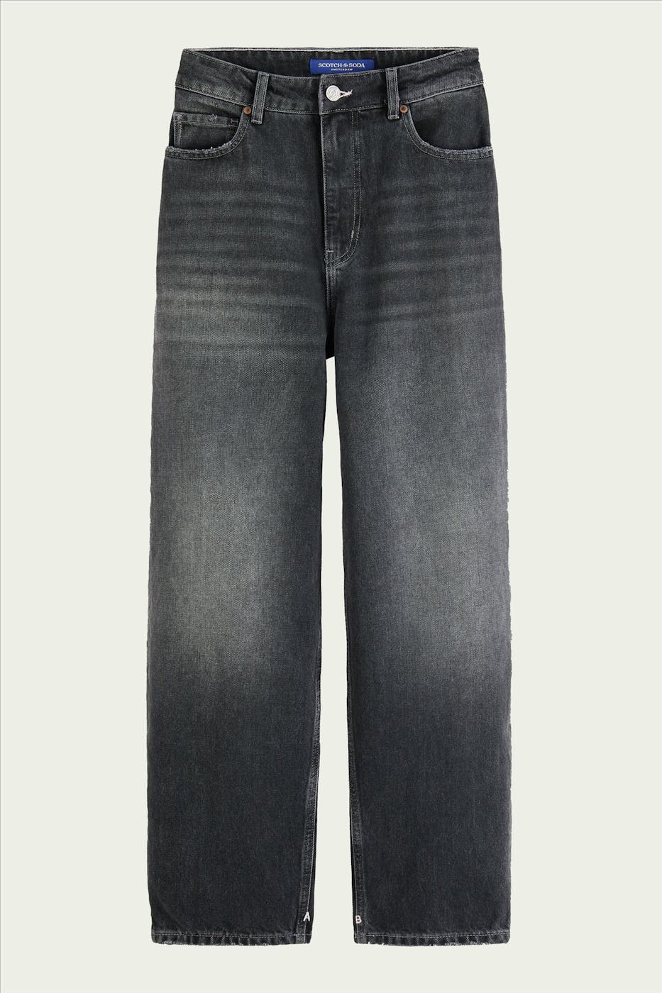 Scotch & Soda - Donkergrijze The Tide Balloon jeans