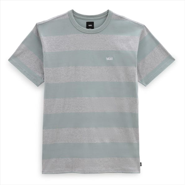Vans  - Mintgroene-grijze Stripe T-shirt