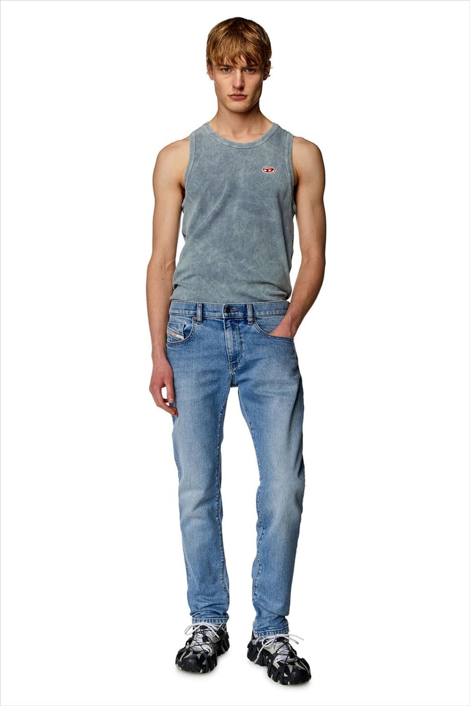 Diesel - Blauwe Oclaf 2019 D-Strukt jeans