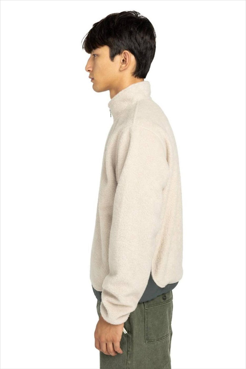 Element - Beige Shepherd Quarter Zip sweater