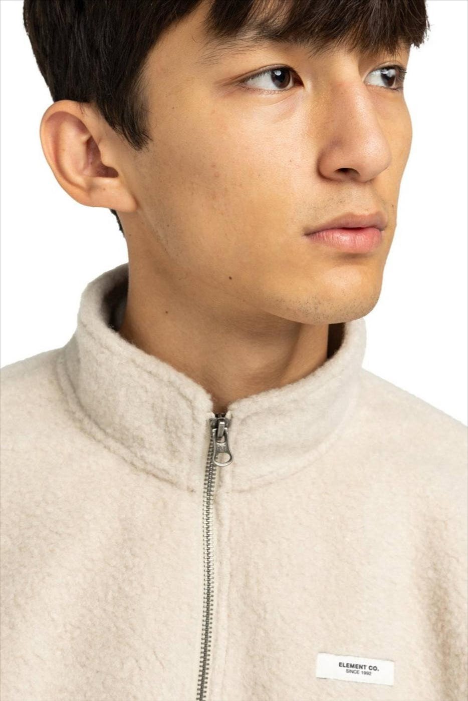 Element - Beige Shepherd Quarter Zip sweater