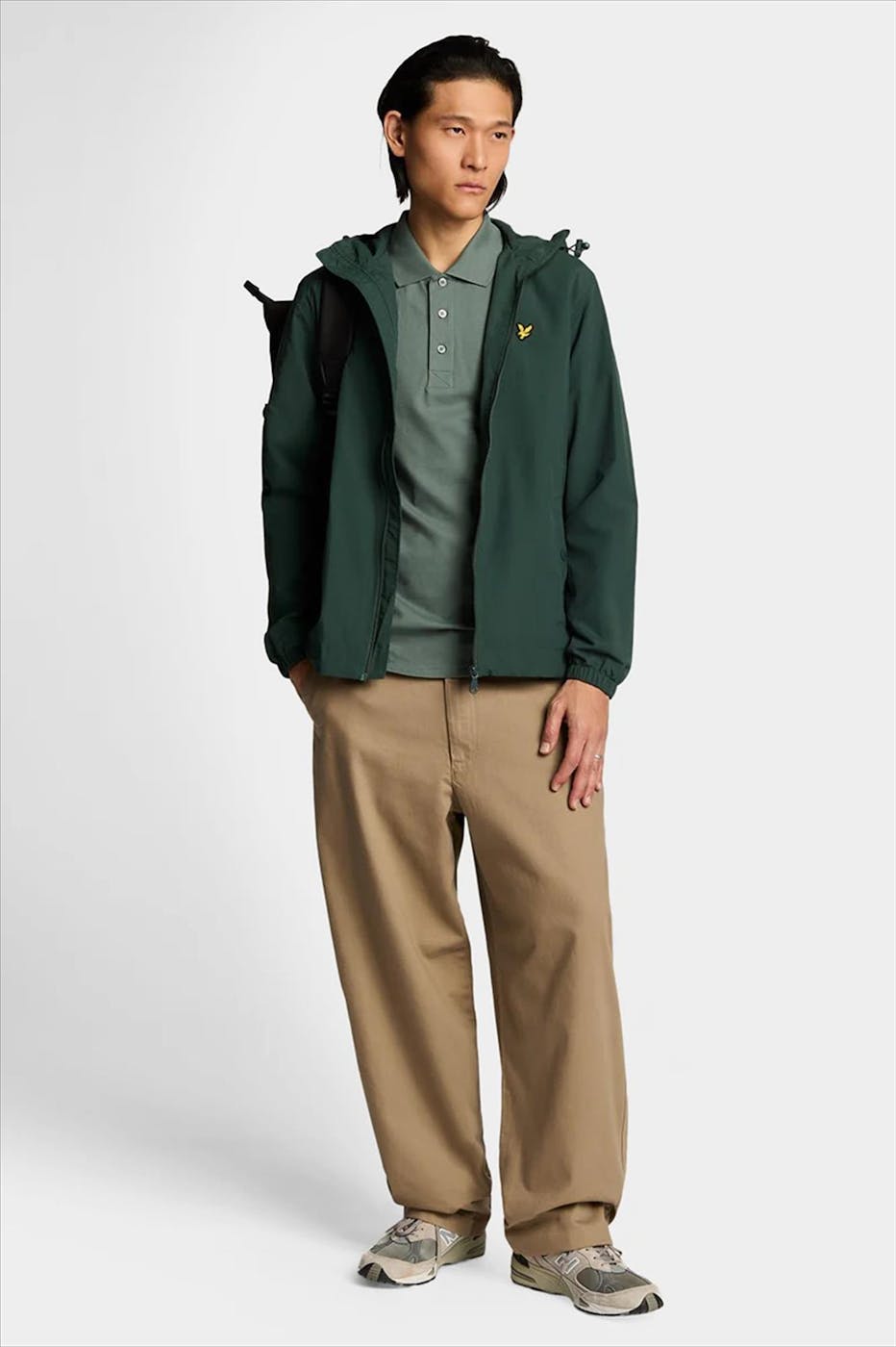 Lyle & Scott - Groene Plain polo