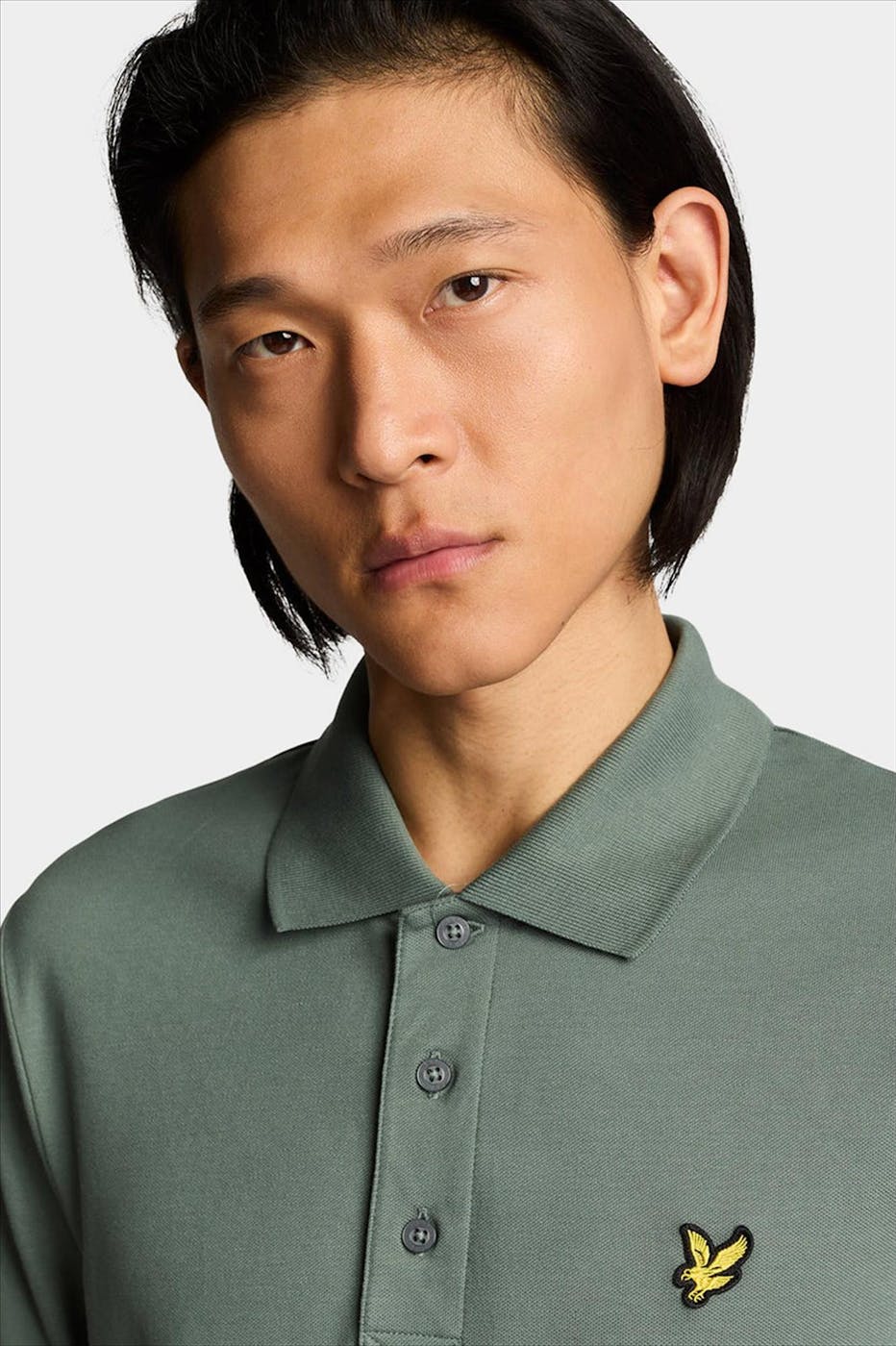 Lyle & Scott - Groene Plain polo