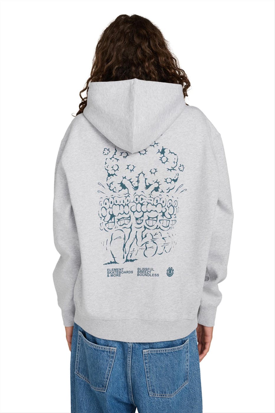 Element - Grijze Motion Tree hoodie