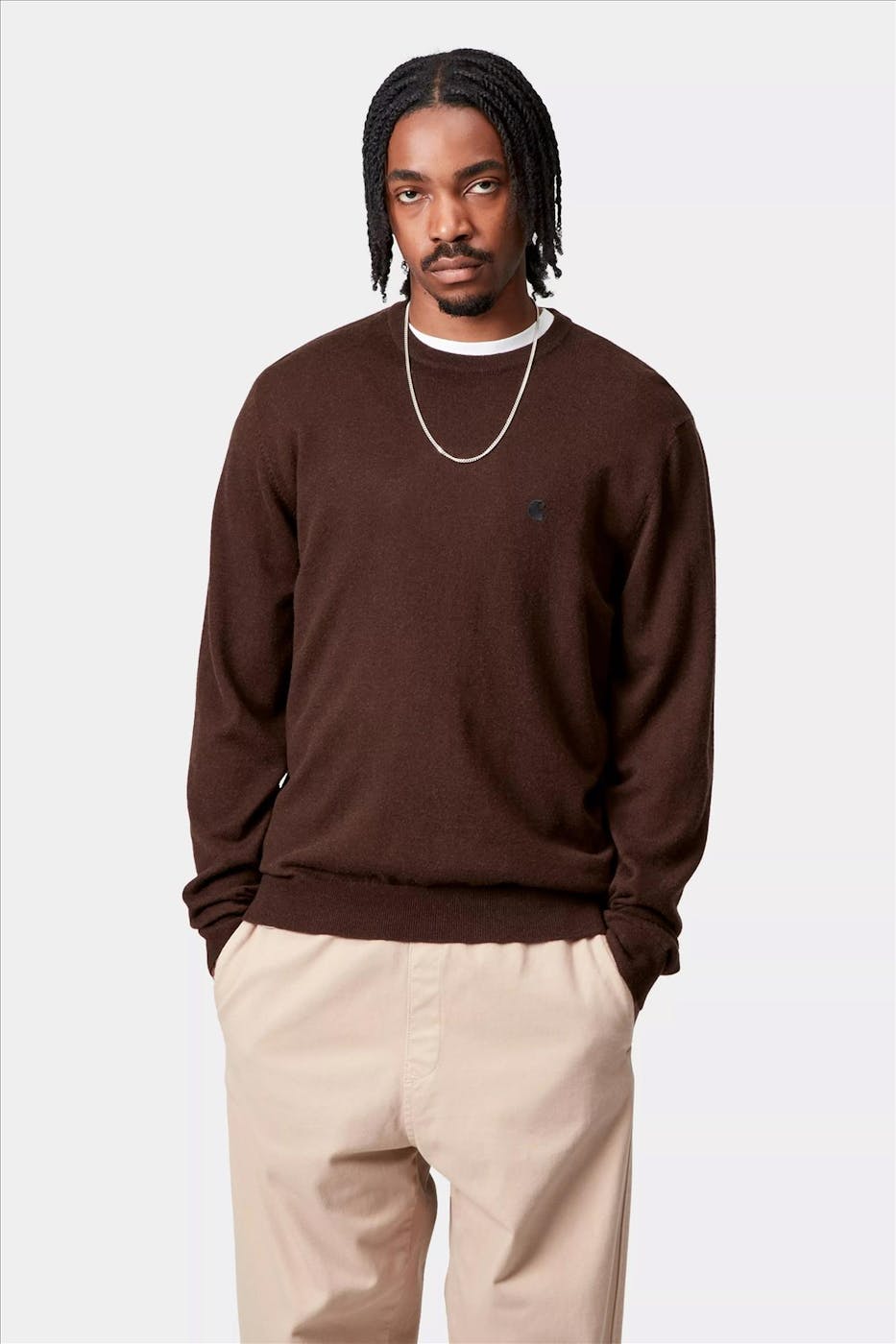 Carhartt WIP - Donkerbruine Madison trui