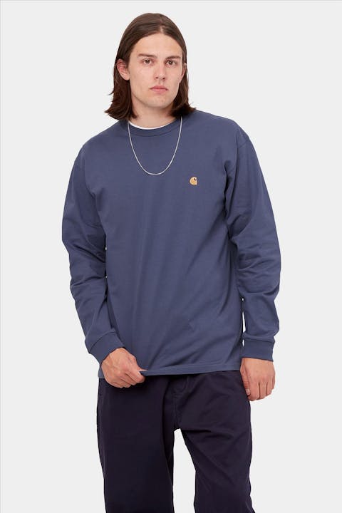 Carhartt WIP - Paarse Chase T-shirt met lange mouw