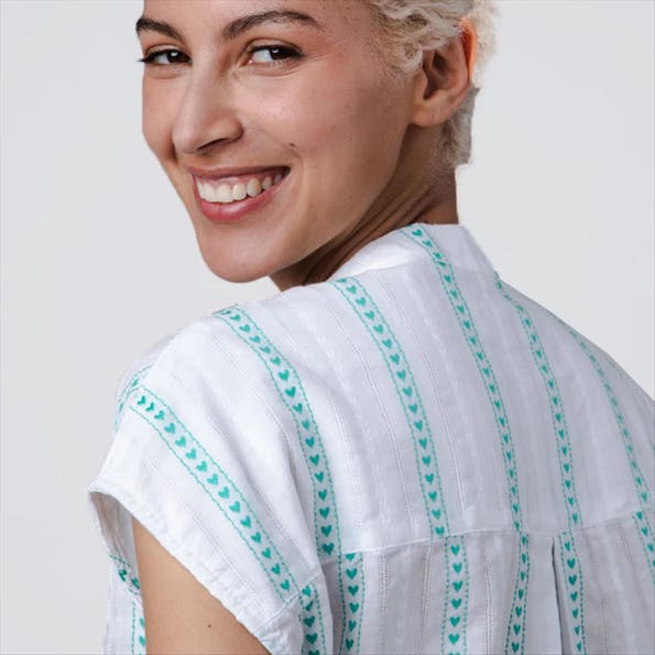 Brava - Witte Heart blouse