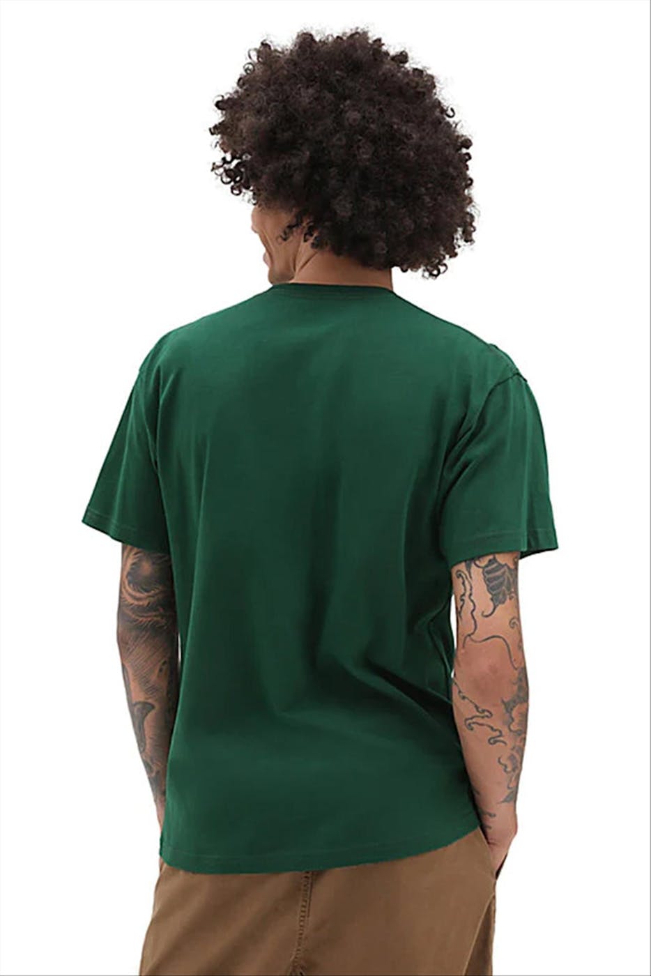 Vans  - Groene Pocket Logo T-shirt