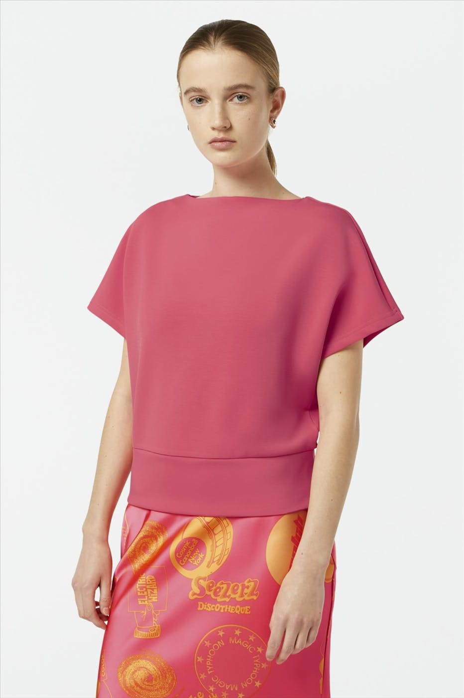 Scotch & Soda - Fushia Sleeveless sweater