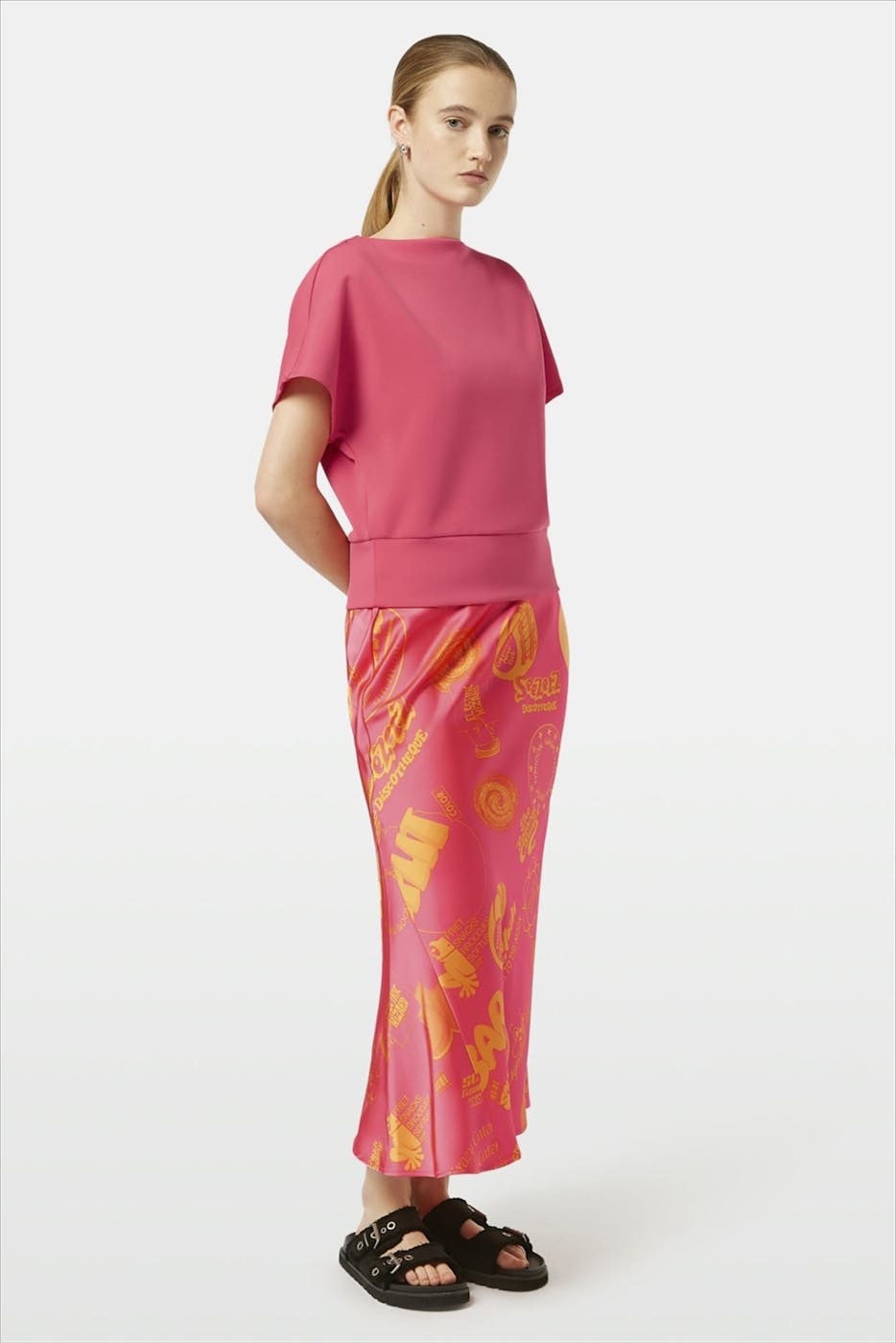 Scotch & Soda - Fushia Sleeveless sweater
