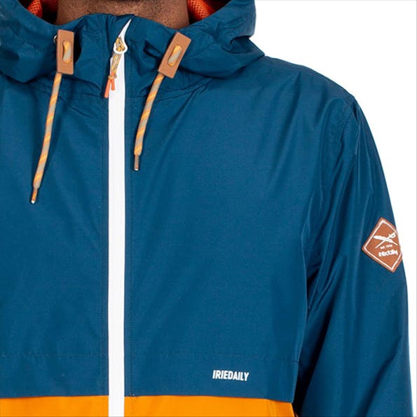 Iriedaily - Blauw-oranje Resulander jacket