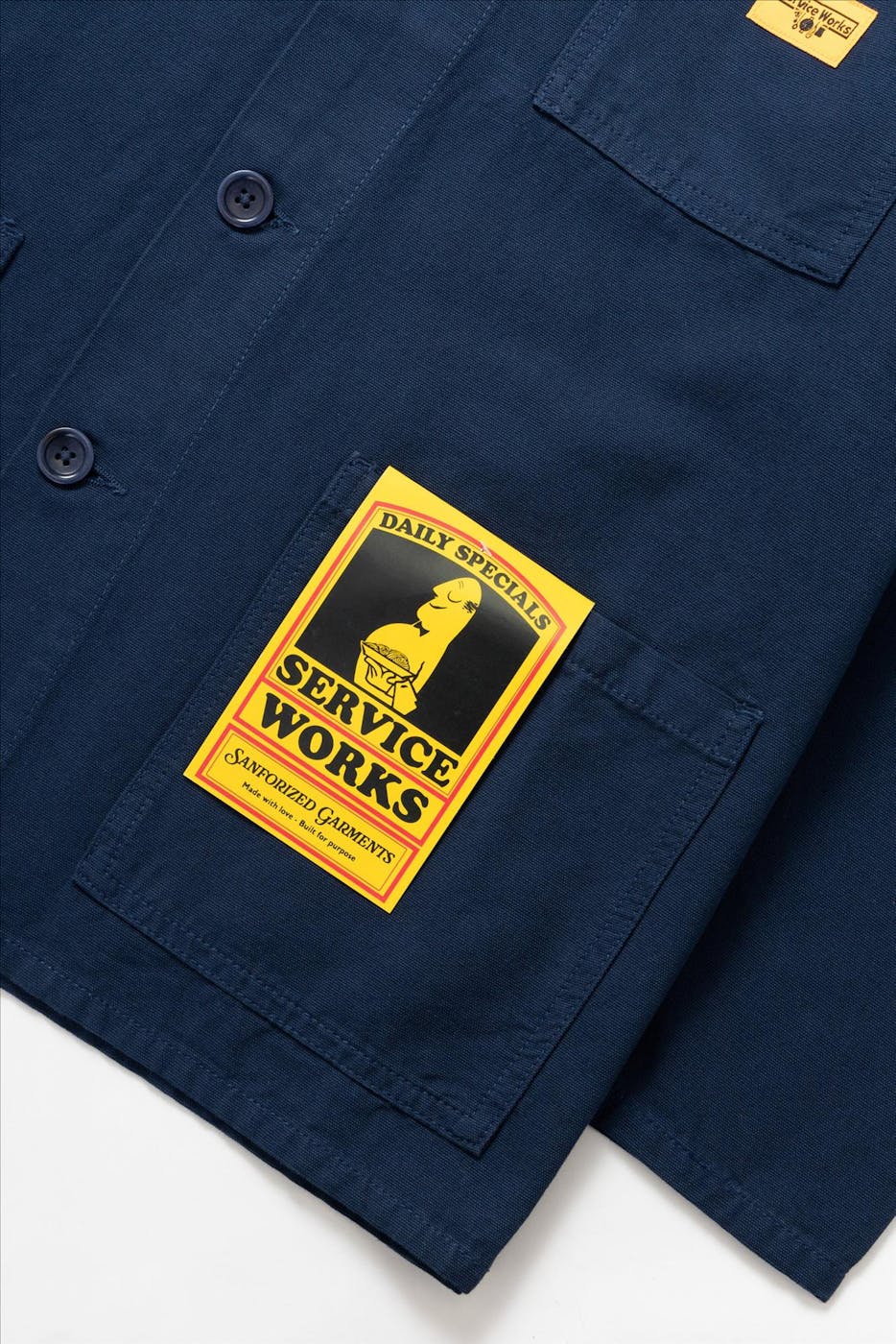 Service Works - Donkerblauw Classic Chore overhemd