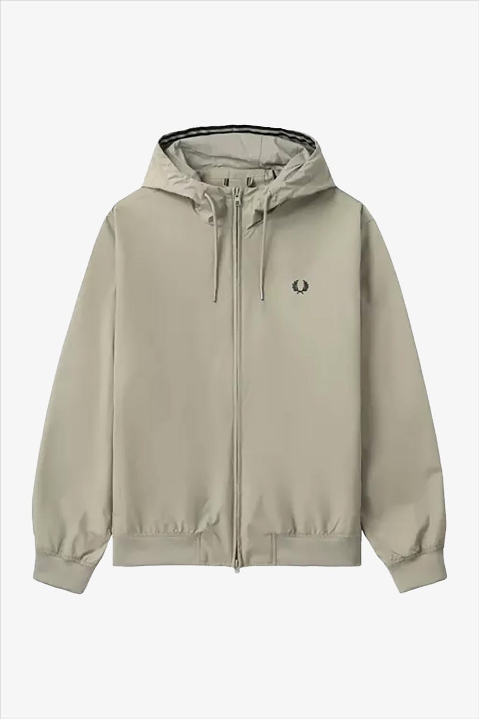 Fred Perry - Taupe Hooded Brentham jas