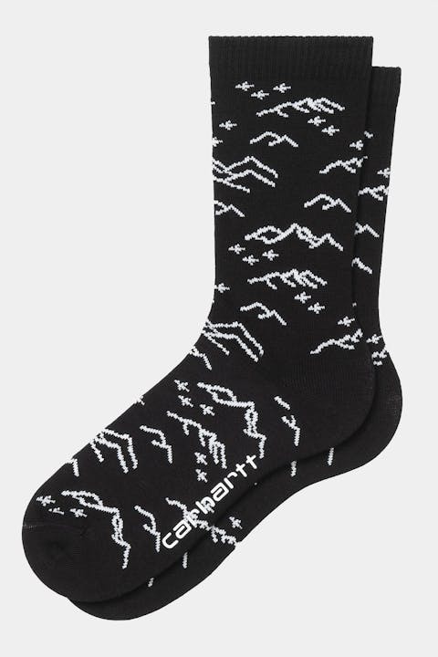 Carhartt WIP - Zwart-witte High Plains sokken, maat: 39-46