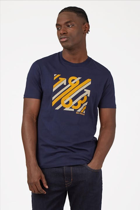 Ben Sherman - Donkerblauwe 1963 T-shirt