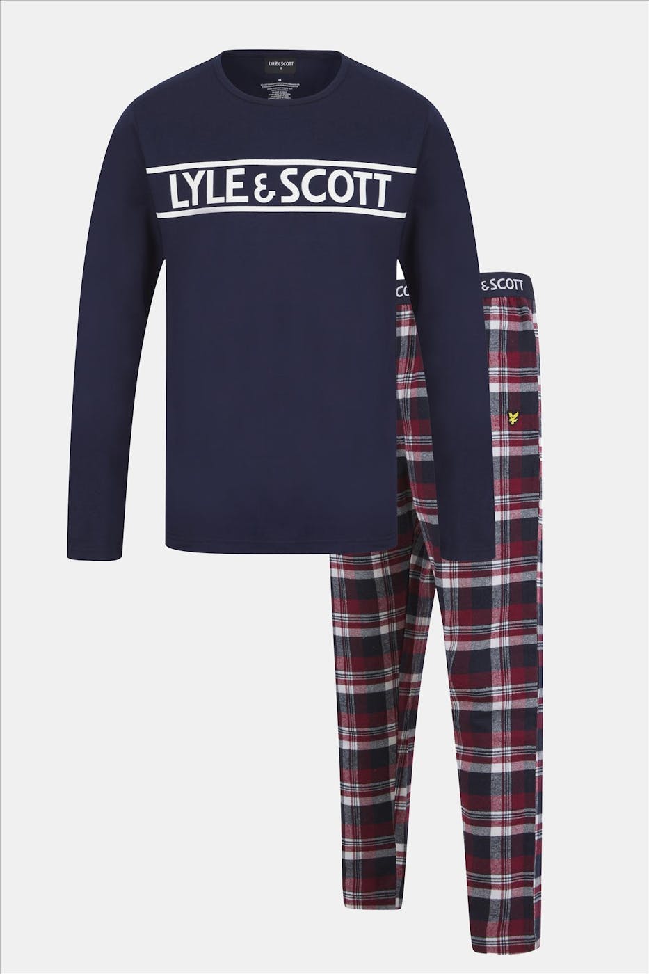 Lyle & Scott - Donkerblauwe Fletcher pyjama
