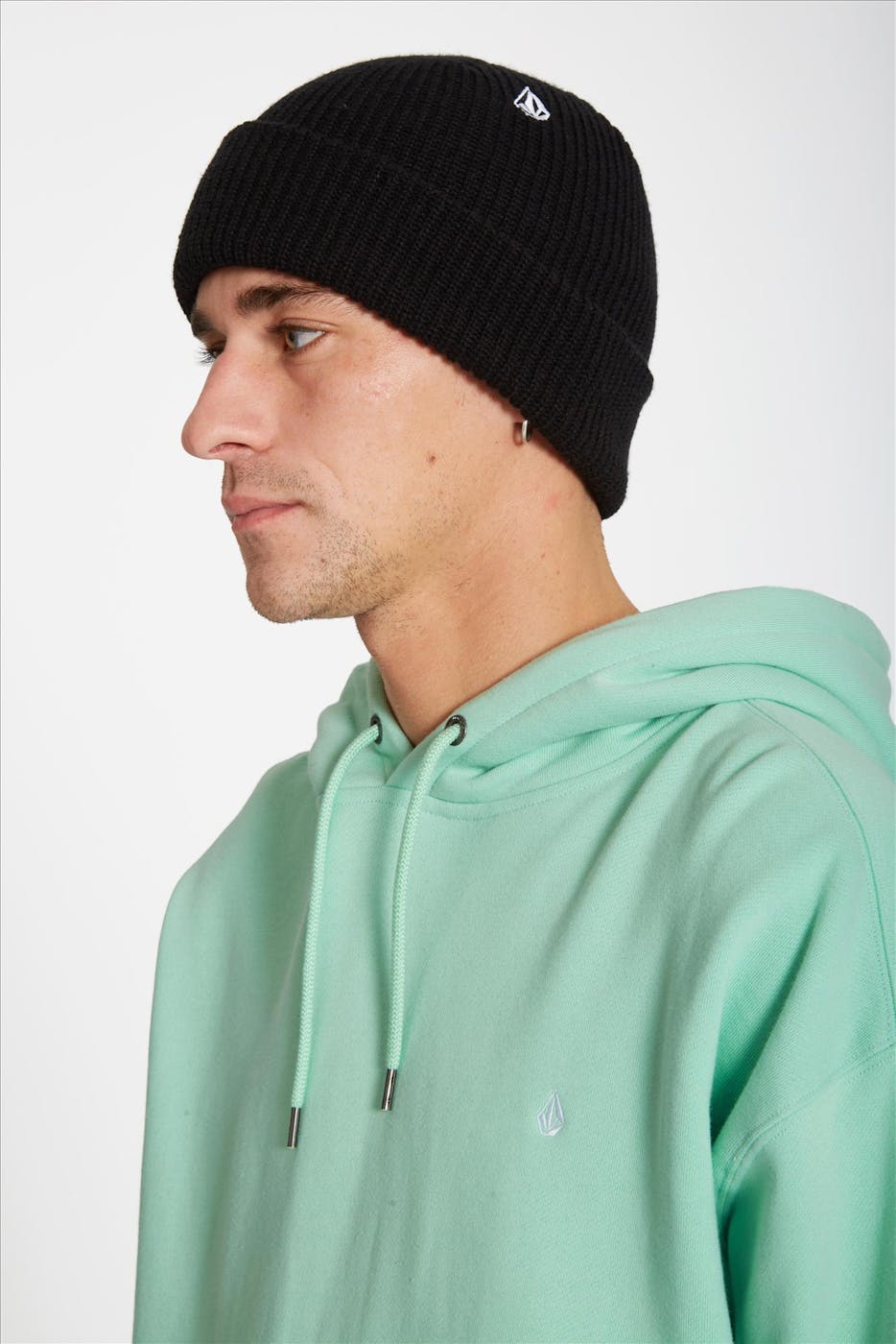Volcom - Lichtgroene Sigle Stone hoodie