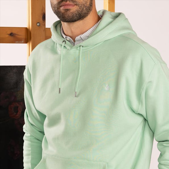 Volcom - Lichtgroene Sigle Stone hoodie