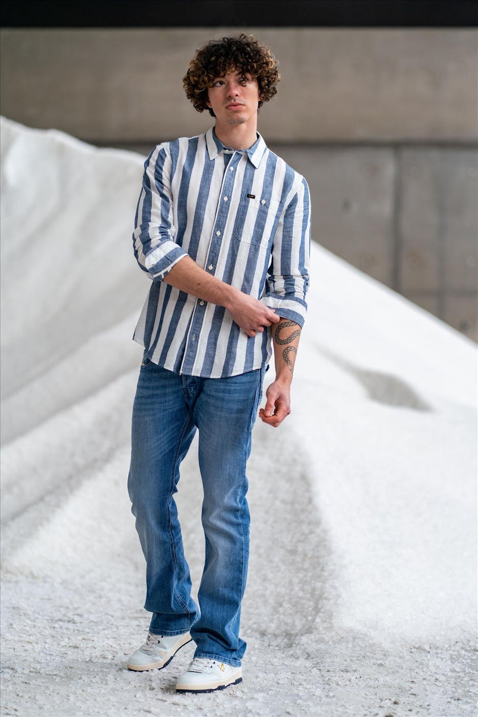 Diesel - Blauwe 2007 Zatiny bootcut jeans