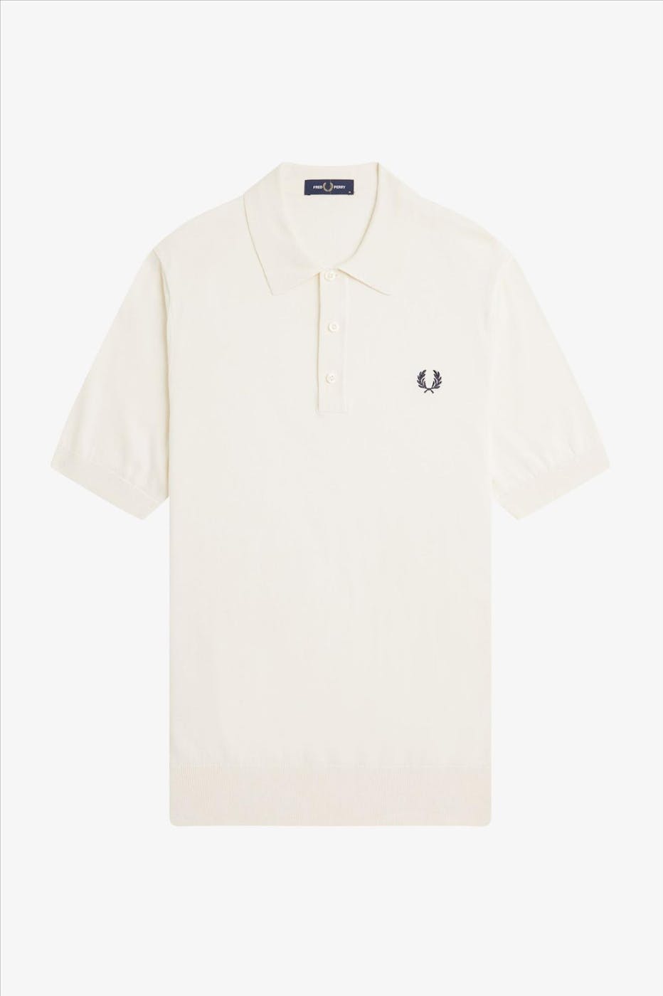Fred Perry - Ecru Knitted polo