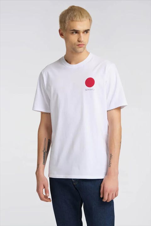 Edwin - Witte Japanese Sun T-shirt