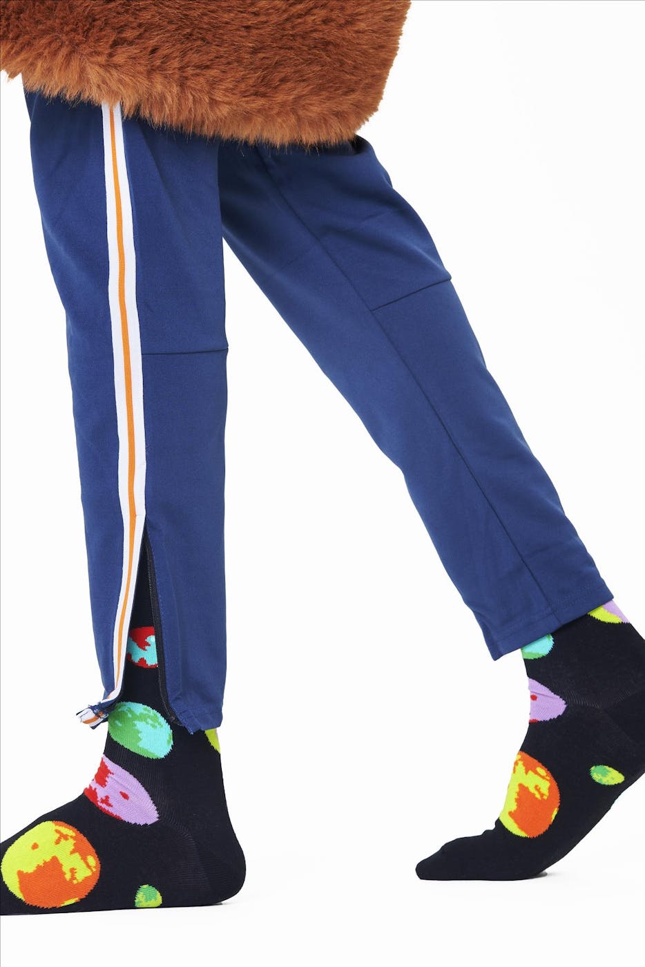 Happy Socks - Zwarte-multicolour Moonshadow sokken, maat: 36-40