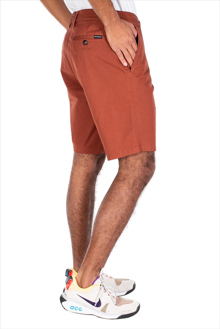 Iriedaily - Donker oranje Love City short