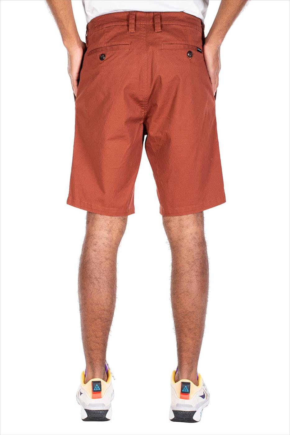 Iriedaily - Donker oranje Love City short