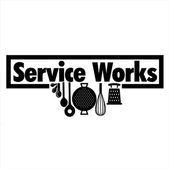Service Works - Zwarte Classic Chef short