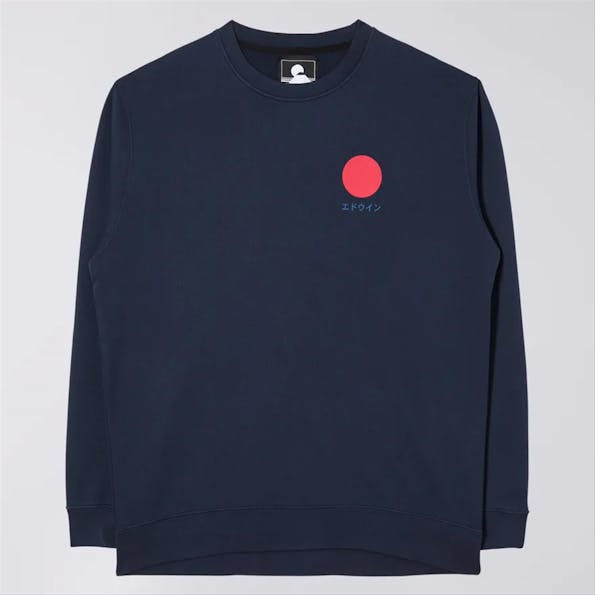 Edwin - Donkerblauwe Japanese Sun sweater