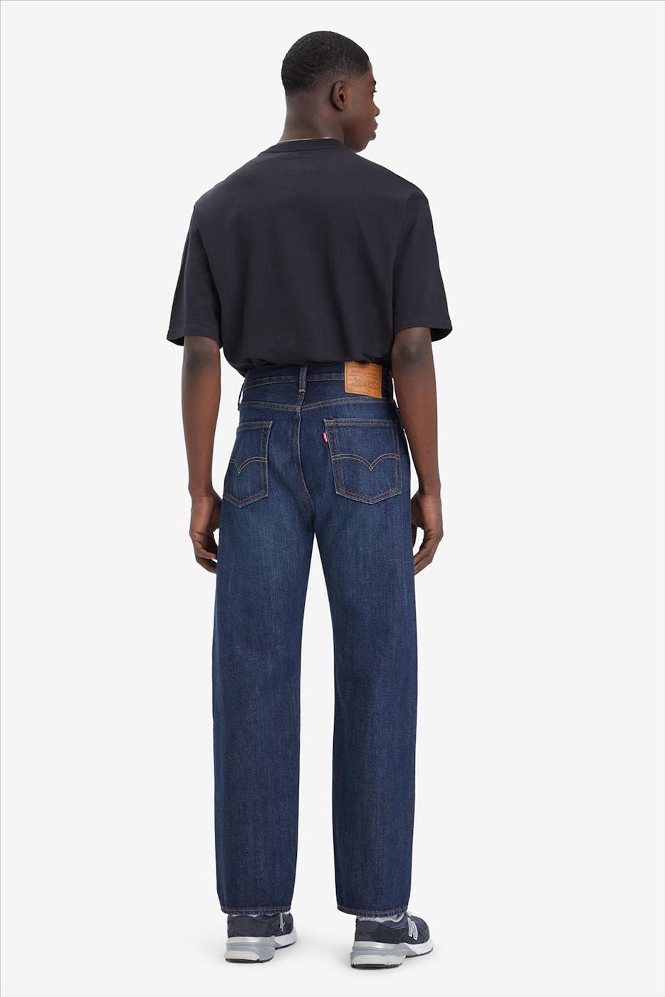 Levi's - Donkerblauwe 555 Relaxed Straight jeans