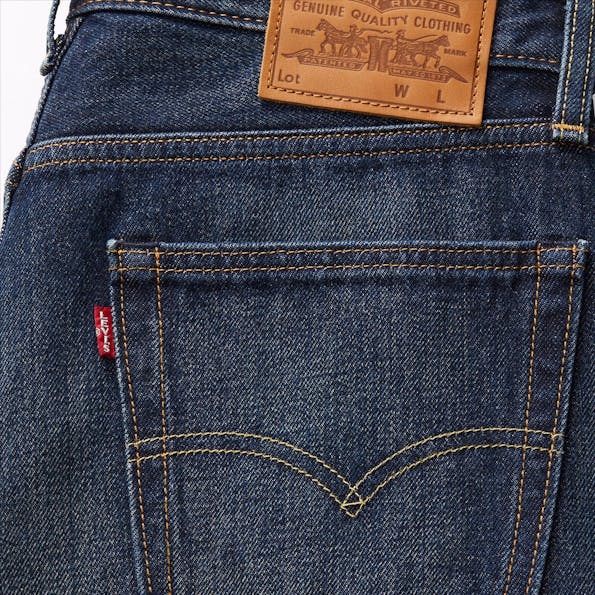 Levi's - Donkerblauwe 555 Relaxed Straight jeans