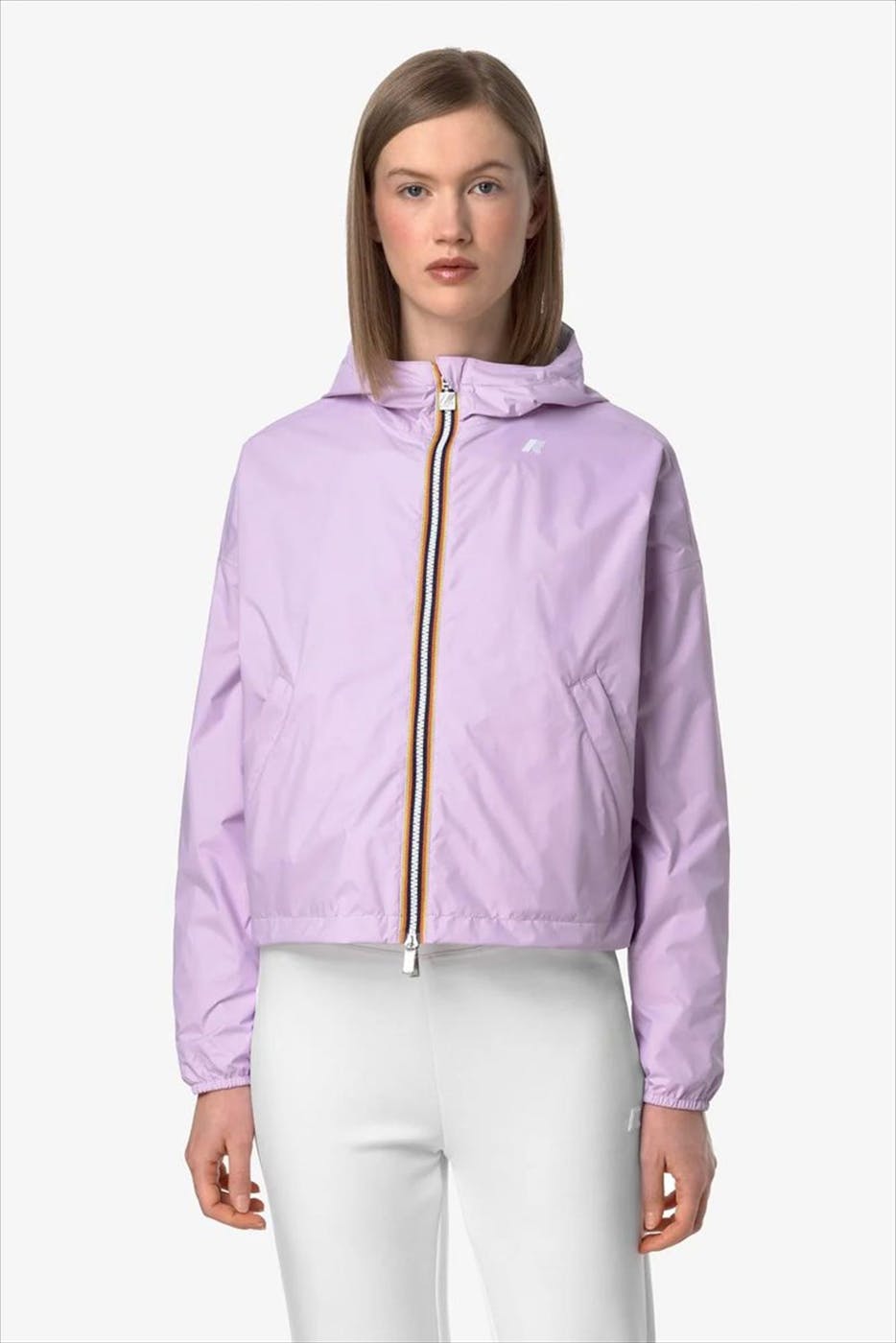 K-Way - Lila-Beige Laurette Plus 2 Double regenjas