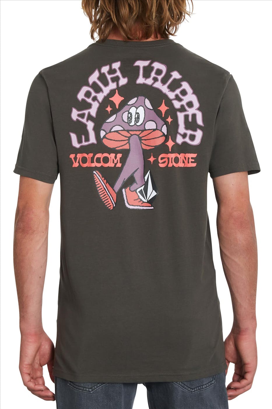 Volcom - Donkergrijze Mr Liberty T-shirt