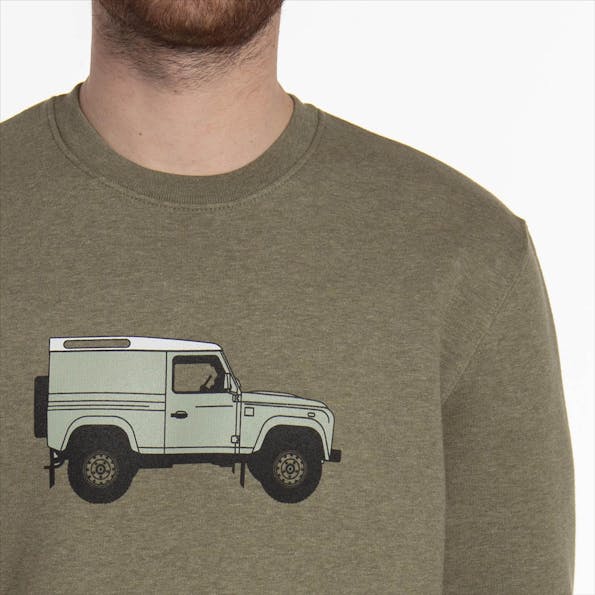 Brooklyn - Kaki 'Piston Club-Defender' sweater