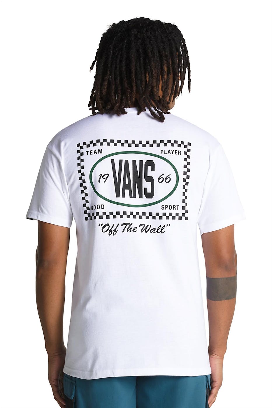 Vans  - Witte Team Player T-shirt