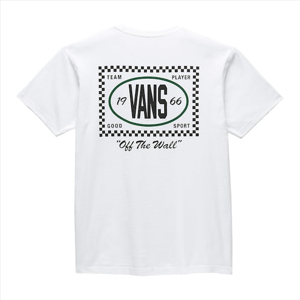 Vans  - Witte Team Player T-shirt