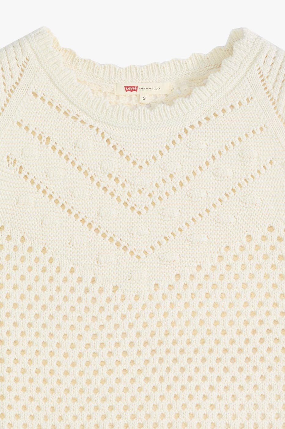 Levi's - Ecru Adrienne Crochet top