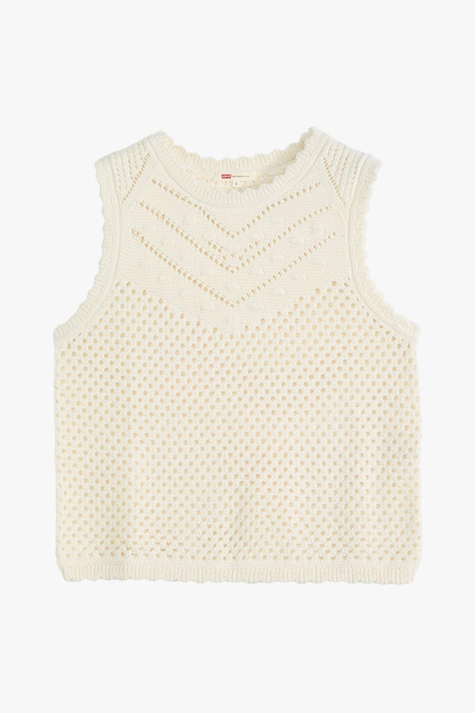 Levi's - Ecru Adrienne Crochet top