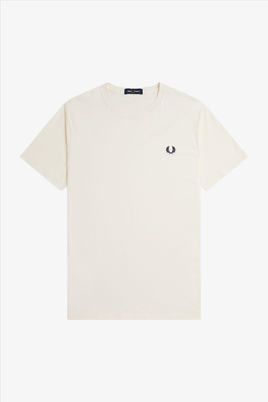 Fred Perry - Ecru Crew Neck T-shirt